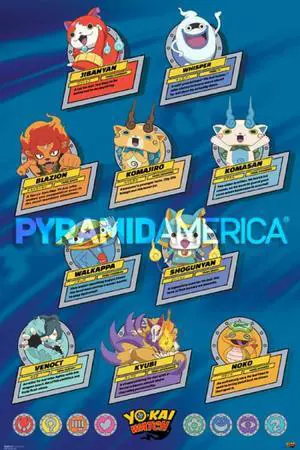 Yo-Kai Watch - Top Ten Poster Print (22 x 34) Yo-Kai Watch - Top Ten Poster Print (22 x 34)
