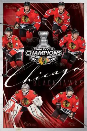2015 Chicago Blackhawks Stanley Cup - Champs Poster Print (24 x 36) 2015 Chicago Blackhawks Stanley Cup - Champs Poster Print (24 x 36)