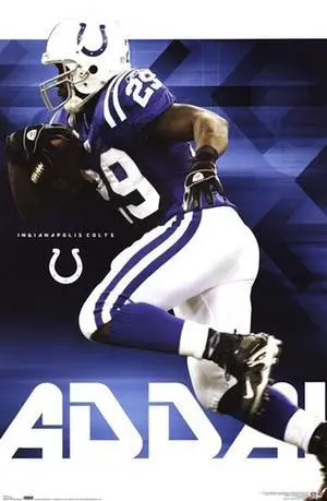 Indianapolis Colts - Joseph Addai Poster Print (24 x 36) Indianapolis Colts - Joseph Addai Poster Print (24 x 36)