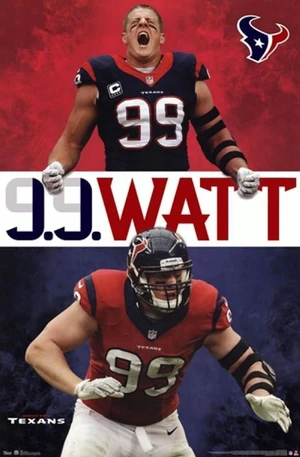 Houston Texans - JJ Watt 2013 Poster Print (24 x 36) Houston Texans - JJ Watt 2013 Poster Print (24 x 36)