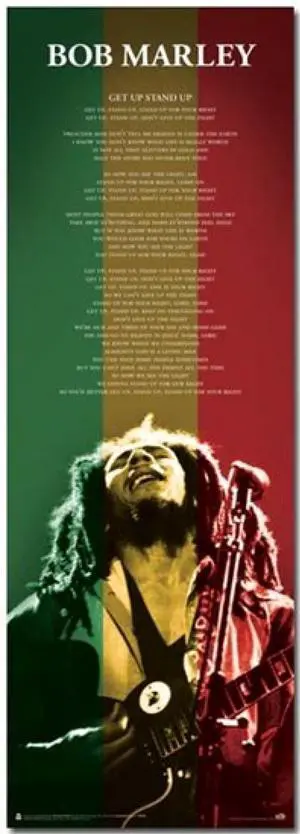 Bob Marley - Get Up Stand Up (door) Poster Print (21 x 62) Bob Marley - Get Up Stand Up (door) Poster Print (21 x 62)