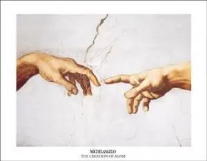 The Creation Of Adam (Detail) Poster Print by Michelangelo Buonarroti (14 x 11) The Creation Of Adam (Detail) Poster Print by Michelangelo Buonarroti (14 x 11)