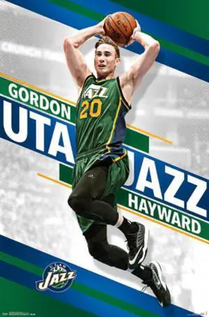 Utah Jazz - Gordon Hayward 15 Poster Print (22 x 34) Utah Jazz - Gordon Hayward 15 Poster Print (22 x 34)