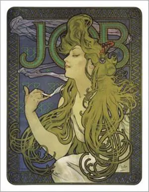 Job 1897 - Alphonse Mucha Poster Print (11 x 14) Job 1897 - Alphonse Mucha Poster Print (11 x 14)