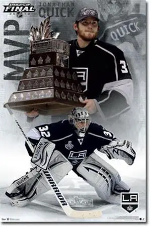 2012 Los Angeles Kings Jonathan Quick Stanley Cup - MVP Poster Print (24 x 36) 2012 Los Angeles Kings Jonathan Quick Stanley Cup - MVP Poster Print (24 x 36)