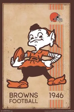 Cleveland Browns - Retro Logo 14 Poster Print (22 x 34) Cleveland Browns - Retro Logo 14 Poster Print (22 x 34)