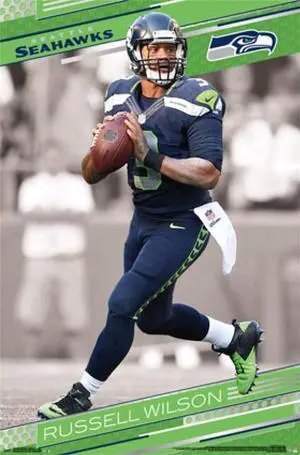 Seattle Seahawks - R Wilson 15 Poster Print (24 x 36) Seattle Seahawks - R Wilson 15 Poster Print (24 x 36)
