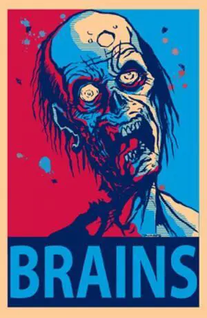 Zombie Brains Poster Print (22 x 34) Zombie Brains Poster Print (22 x 34)