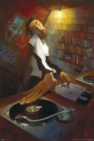 Justin Bua - The DJ Poster Print (24 x 36) Justin Bua - The DJ Poster Print (24 x 36)