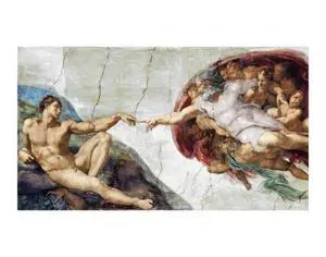 The Creation Of Adam Poster Print (14 x 11) The Creation Of Adam Poster Print (14 x 11)