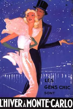 Monte Carlo Les Gens Chic Poster Print (22 x 34) Monte Carlo Les Gens Chic Poster Print (22 x 34)