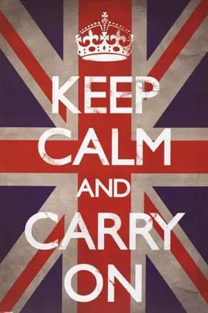 Keep Calm & Carry On - Union Jack Poster Print (22 x 34) Keep Calm & Carry On - Union Jack Poster Print (22 x 34)