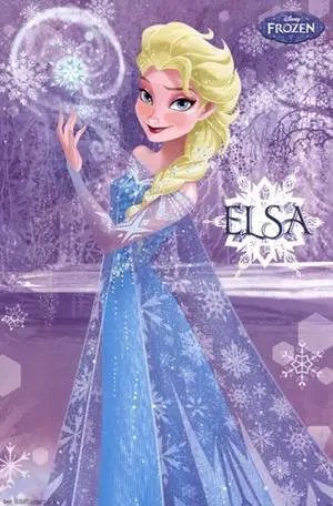 Frozen - Elsa Snowflake Poster Print (22 x 34) Frozen - Elsa Snowflake Poster Print (22 x 34)