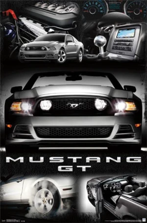 Mustang - 2014 GT Collage Poster Print (24 x 36) Mustang - 2014 GT Collage Poster Print (24 x 36)