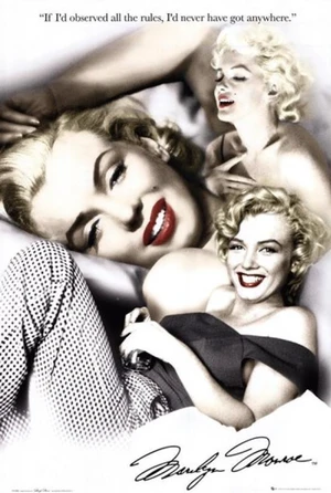 Marilyn Monroe - rules Poster Print (22 x 34) Marilyn Monroe - rules Poster Print (22 x 34)