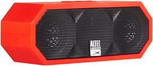 altec lansing imw457 jacket h2o lightweight, great sound compact handsfree waterproof indoor/outdoor bluetooth speaker, ultimate audio bluetooth wireless 30ft range red