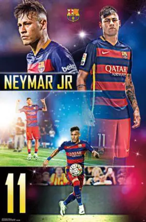 FC Barcelona - Neymar Jr 15 Poster Print (22 x 34) FC Barcelona - Neymar Jr 15 Poster Print (22 x 34)