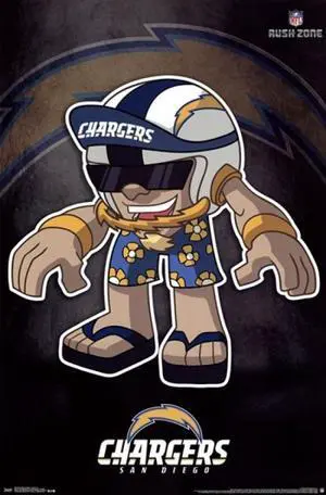 San Diego Chargers - Rusher 13 Poster Print (22 x 34) San Diego Chargers - Rusher 13 Poster Print (22 x 34)