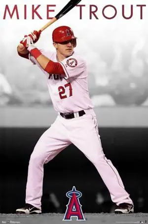 Anaheim Angels - Mike Trout 12 Poster Print (24 x 36) Anaheim Angels - Mike Trout 12 Poster Print (24 x 36)