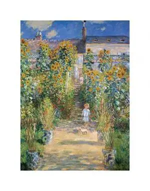 Garden At Vetreuil - Claude Monet Poster Print (11 x 14) Garden At Vetreuil - Claude Monet Poster Print (11 x 14)