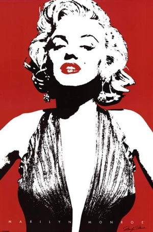 Marilyn Monroe - Red Poster Print (24 x 36) Marilyn Monroe - Red Poster Print (24 x 36)