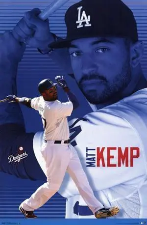 Los Angeles Dodgers - M Kemp 13 Poster Print (22 x 34) Los Angeles Dodgers - M Kemp 13 Poster Print (22 x 34)