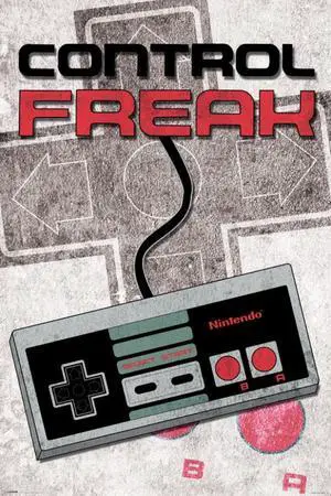 Nintendo - Control Freak Poster Print (22 x 34) Nintendo - Control Freak Poster Print (22 x 34)