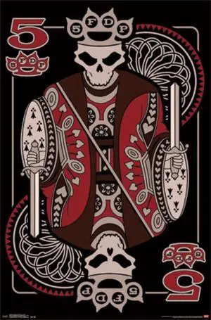 Five Finger Death Punch - 5 Card Poster Print (22 x 34) Five Finger Death Punch - 5 Card Poster Print (22 x 34)