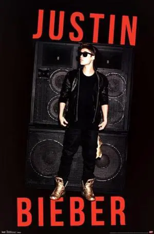 Justin Bieber - Speakers Poster Print (22 x 34) Justin Bieber - Speakers Poster Print (22 x 34)