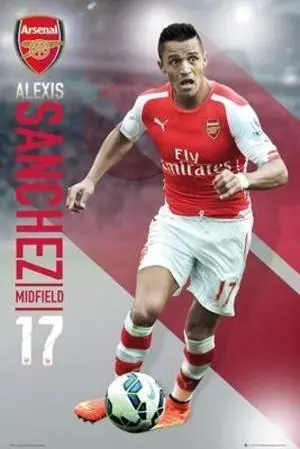 Arsenal Emirates Alexis Sanchez 17 2014-2015 Poster Print (22 x 34) Arsenal Emirates Alexis Sanchez 17 2014-2015 Poster Print (22 x 34)