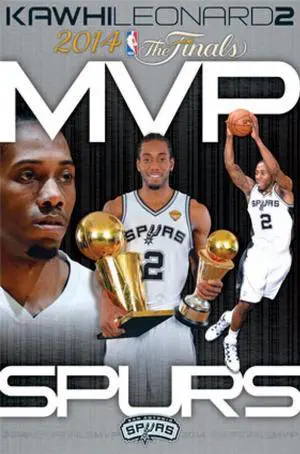 2014 San Antonio Spurs Kawhi Leonard NBA Finals - MVP Poster Print (24 x 36) 2014 San Antonio Spurs Kawhi Leonard NBA Finals - MVP Poster Print (24 x 36)