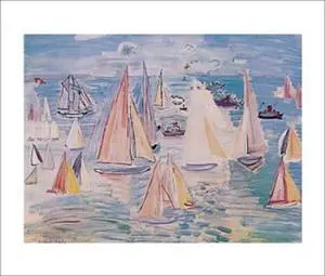 Regatta Poster Print by Raoul Dufy (28 x 22) Regatta Poster Print by Raoul Dufy (28 x 22)