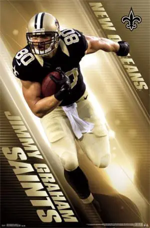 New Orleans Saints - J Graham 14 Poster Print (22 x 34) New Orleans Saints - J Graham 14 Poster Print (22 x 34)