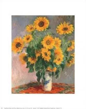Sunflowers, c.1881 Poster Print by Claude Monet (11 x 14) Sunflowers, c.1881 Poster Print by Claude Monet (11 x 14)