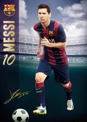 FC Barcelona Lionel Messi 2014 - 2015 - Mural Poster Print (55 X 39) FC Barcelona Lionel Messi 2014 - 2015 - Mural Poster Print (55 X 39)