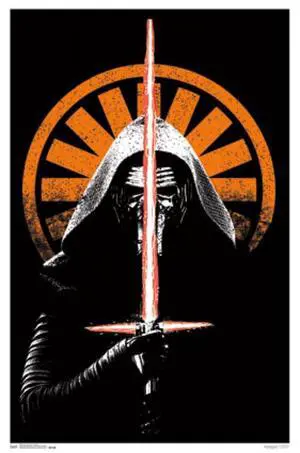 Black Light - Star Wars The Force Awakens - Kylo Ren Poster (23 x 35) Black Light - Star Wars The Force Awakens - Kylo Ren Poster (23 x 35)