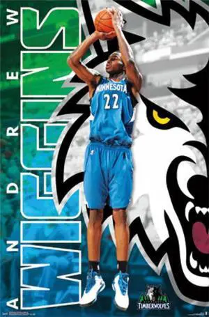 Minnesota Timberwolves - A Wiggins 14 Poster Print (22 x 34) Minnesota Timberwolves - A Wiggins 14 Poster Print (22 x 34)