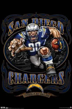 Chargers - Running Back 10 Poster Print (22 x 34) Chargers - Running Back 10 Poster Print (22 x 34)