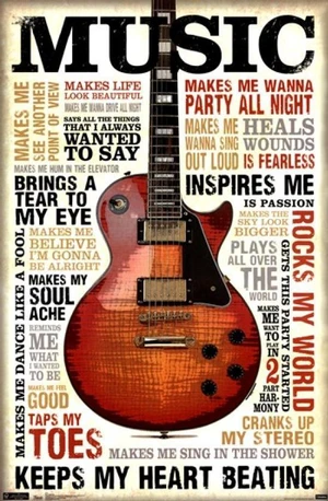 Music Inspires Me Poster Print (22 x 34) Music Inspires Me Poster Print (22 x 34)