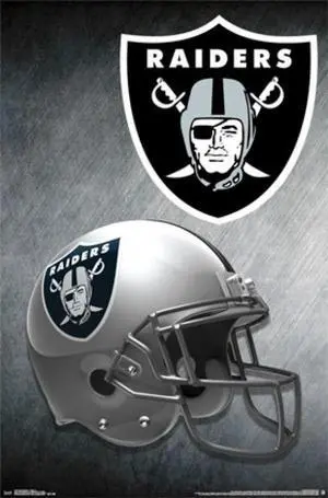 Oakland Raiders - Helmet 15 Poster Print (22 x 34) Oakland Raiders - Helmet 15 Poster Print (22 x 34)