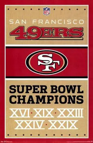 San Francisco 49ers - Champions 13 Poster Print (22 x 34) San Francisco 49ers - Champions 13 Poster Print (22 x 34)