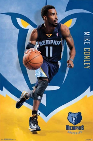 Memphis Grizzlies - M Conley 13 Poster Print (22 x 34) Memphis Grizzlies - M Conley 13 Poster Print (22 x 34)