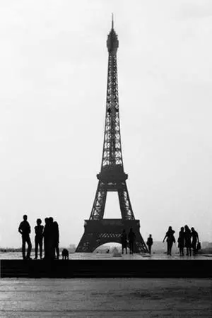 Eiffel Tower Black & White - Sree Vardham Poster Print (22 x 34) Eiffel Tower Black & White - Sree Vardham Poster Print (22 x 34)