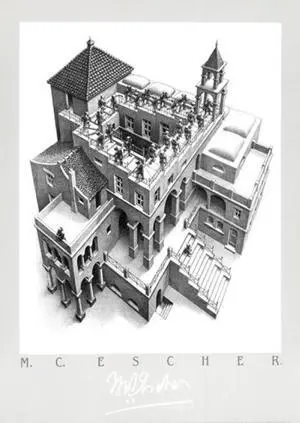 Ascending and Descending M.C. Escher Poster Print (20 x 28) Ascending and Descending M.C. Escher Poster Print (20 x 28)