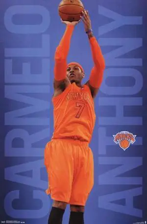 New York Knicks - C Anthony 13 Poster Print (24 x 36) New York Knicks - C Anthony 13 Poster Print (24 x 36)