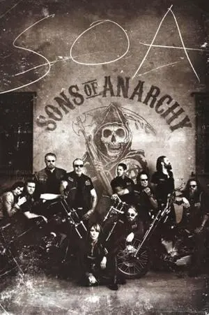 Sons Of Anarchy - Vintage Poster Print (22 x 34) Sons Of Anarchy - Vintage Poster Print (22 x 34)