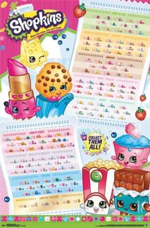 Shopkins - Season 1 Grid Poster Print (22 x 34) Shopkins - Season 1 Grid Poster Print (22 x 34)