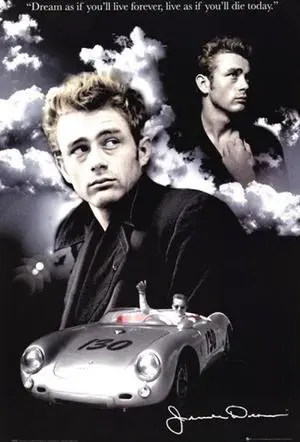 James Dean - Clouds Poster Print (22 x 34) James Dean - Clouds Poster Print (22 x 34)
