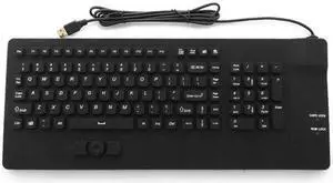 Waterproof Industrial Medical Silicone Keyboard with Mouse JH-IKB108 Waterproof Industrial Medical Silicone Keyboard with Mouse JH-IKB108