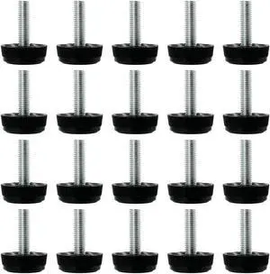 M8 x 28 x 30mm Furniture Glide Leveling Feet Protector for Chair Table Leg 20pcs M8 x 28 x 30mm Furniture Glide Leveling Feet Protector for Chair Table Leg 20pcs